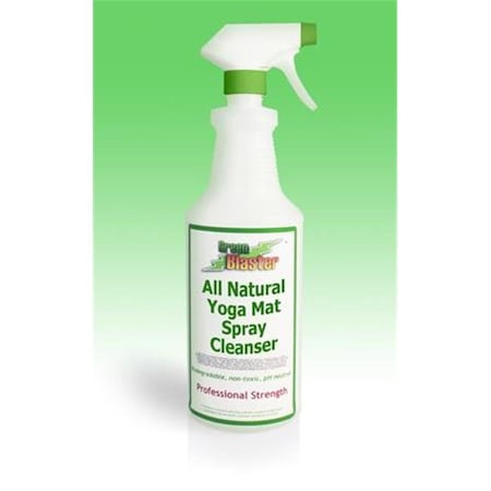 Green Blaster Products Green Blaster Products GBYM16S All Natural Yoga Mat Spray Cleanser 16oz Professional Size Sprayer GBYM16S
